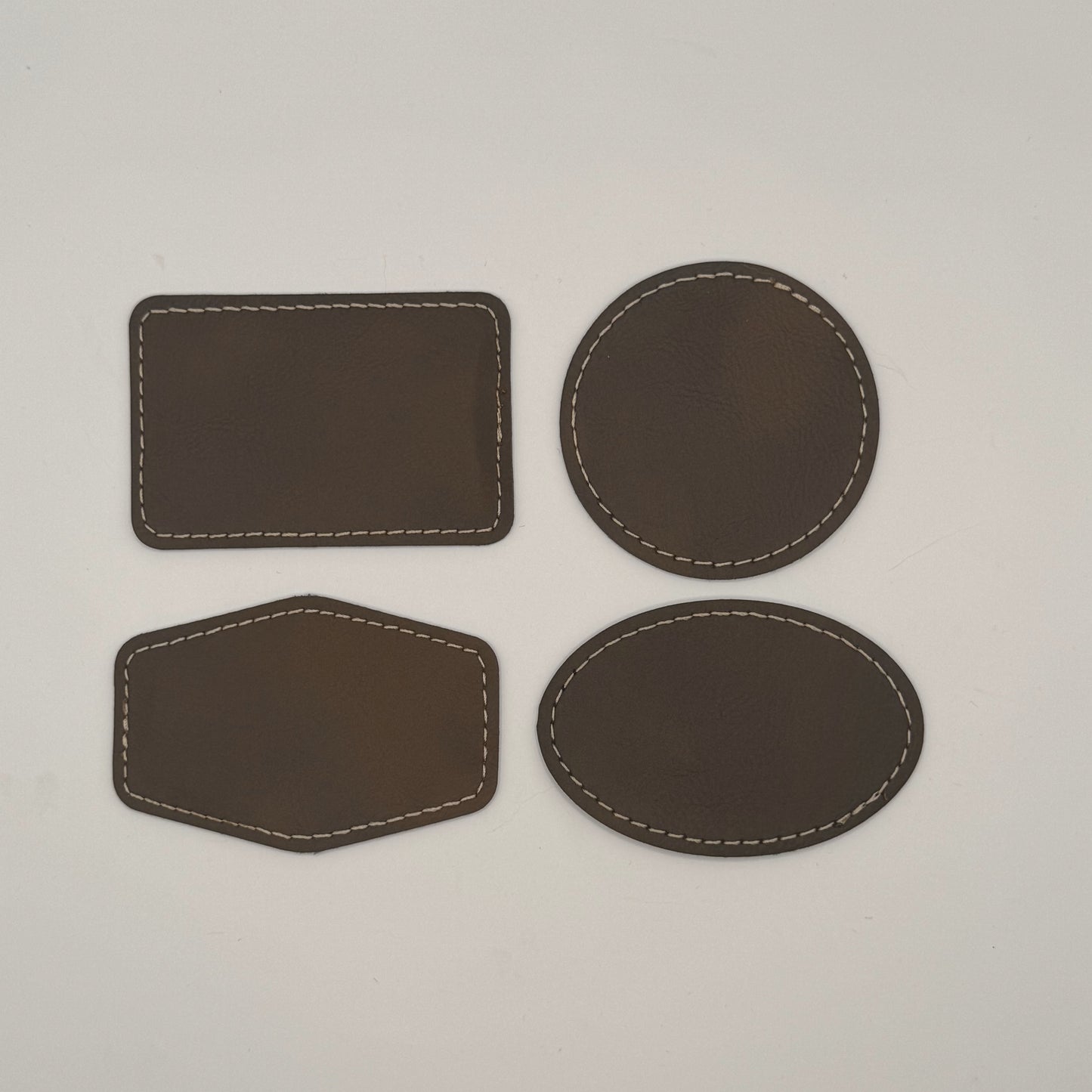 Personalized Leatherette patch on FlexFit Baseball Cap
