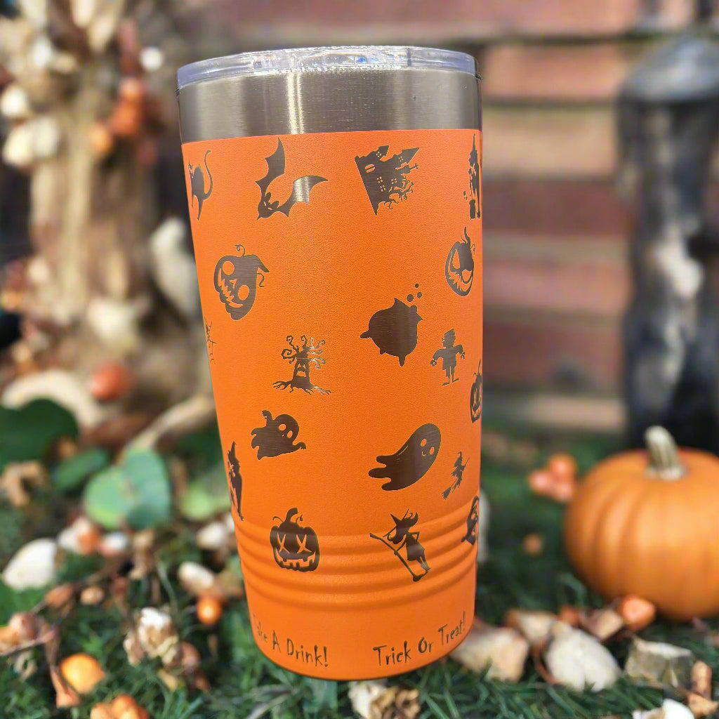 Halloween edition Polar Camel 20 oz. ION-Plated Ringneck Tumbler with Slider Lid