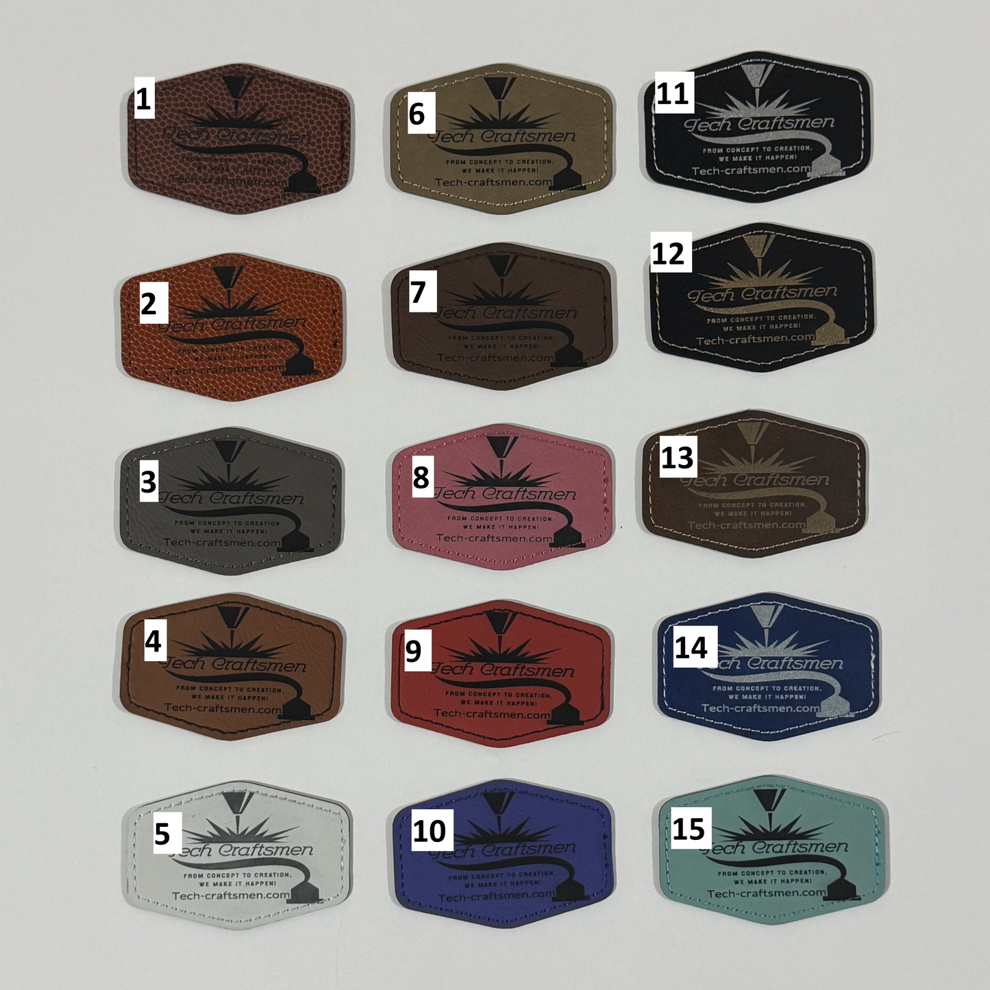 Personalized Leatherette patch on FlexFit Baseball Cap