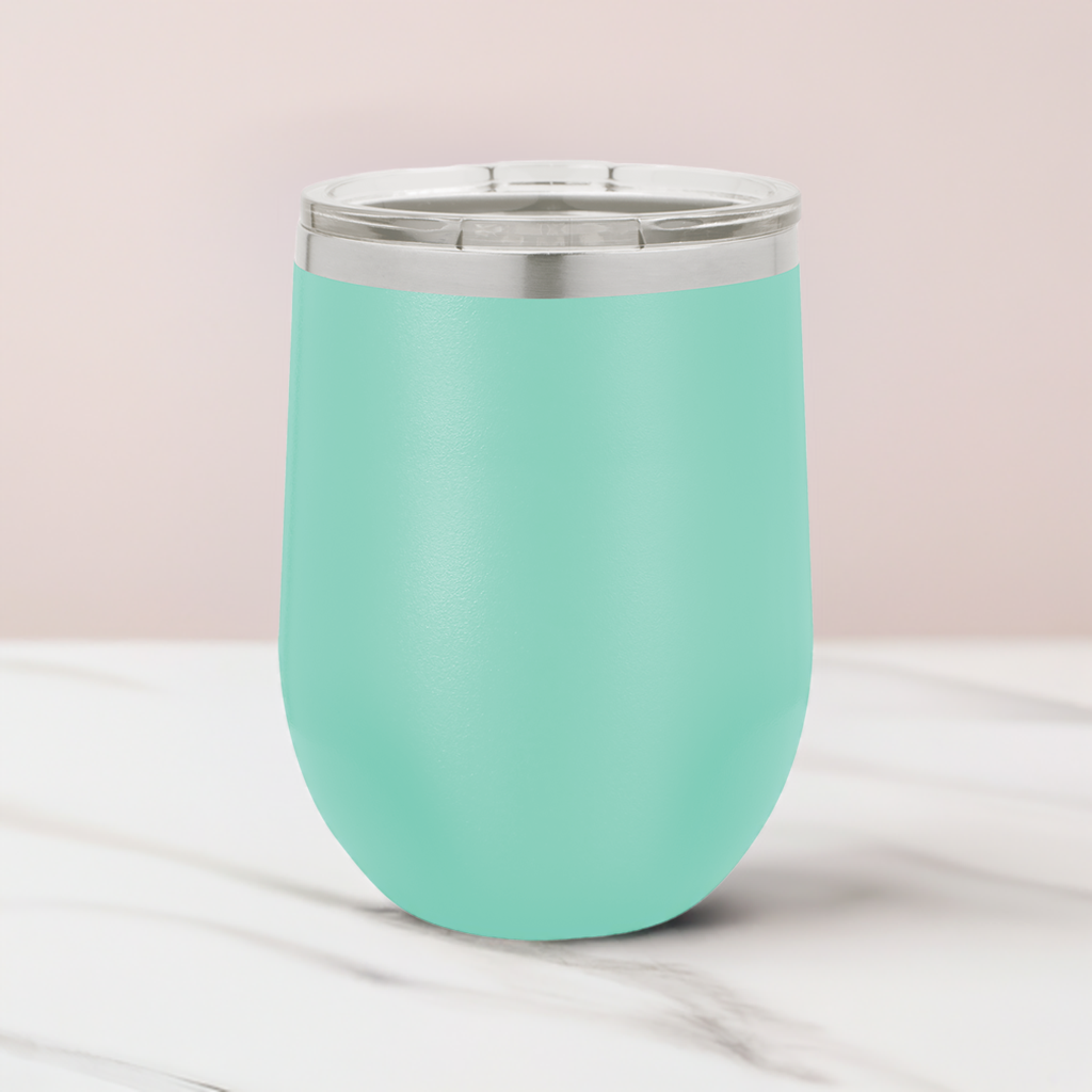 12 oz. Vacuum Insulated Stemless Wine Tumbler with Lid