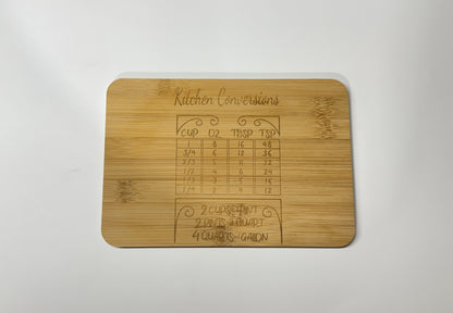 Bamboo Cutting Board 8.625x5.875 in. Kitchen Conversions