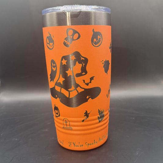 Halloween edition Polar Camel 20 oz. ION-Plated Ringneck Tumbler with Slider Lid