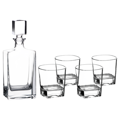 810ml Square Glass Decanter Set