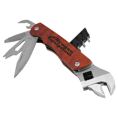 Wrench Multi-Tool with Wood Handle/Bag