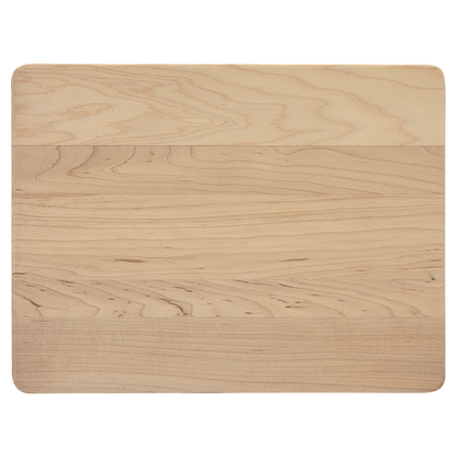 11 1/2" x 8 3/4" Maple Cutting Board with Drip Ring