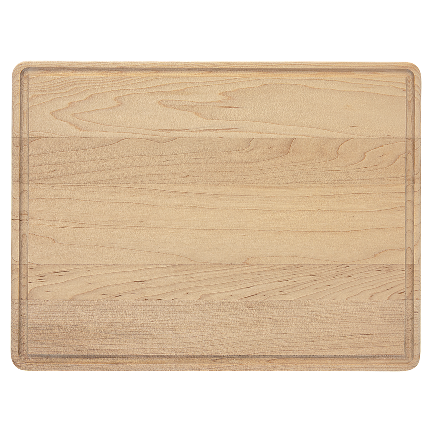 11 1/2" x 8 3/4" Maple Cutting Board with Drip Ring