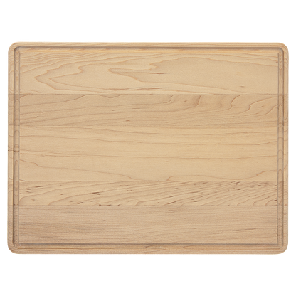 11 1/2" x 8 3/4" Maple Cutting Board with Drip Ring