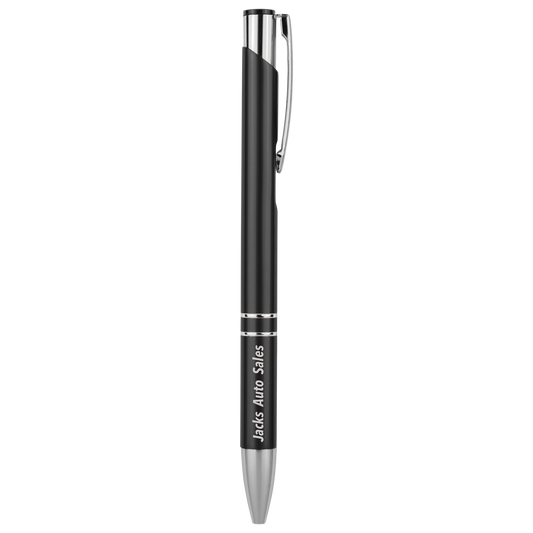 Silver Trim Laserable Pen