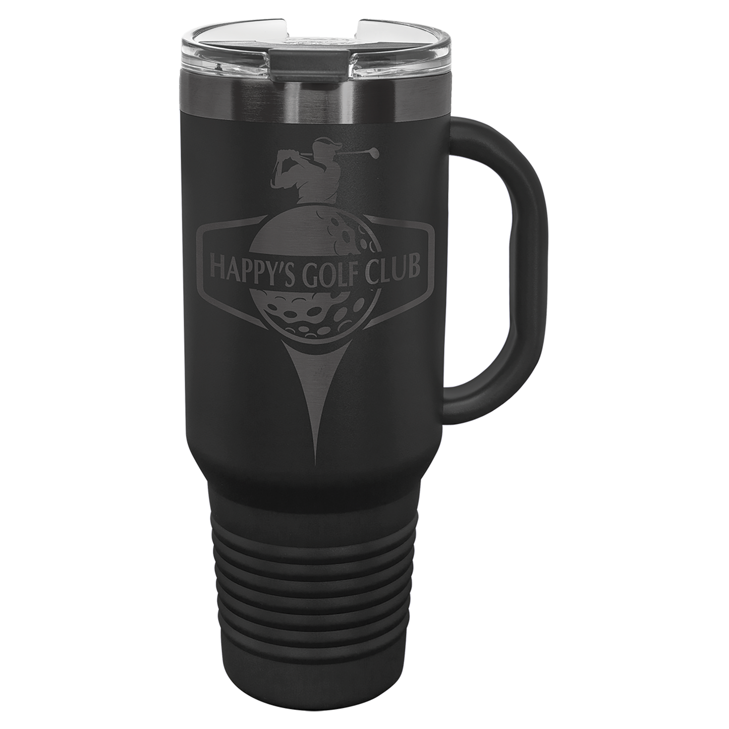 Polar Camel 40 oz. ION-Plated Travel Mug with Handle, Straw Included