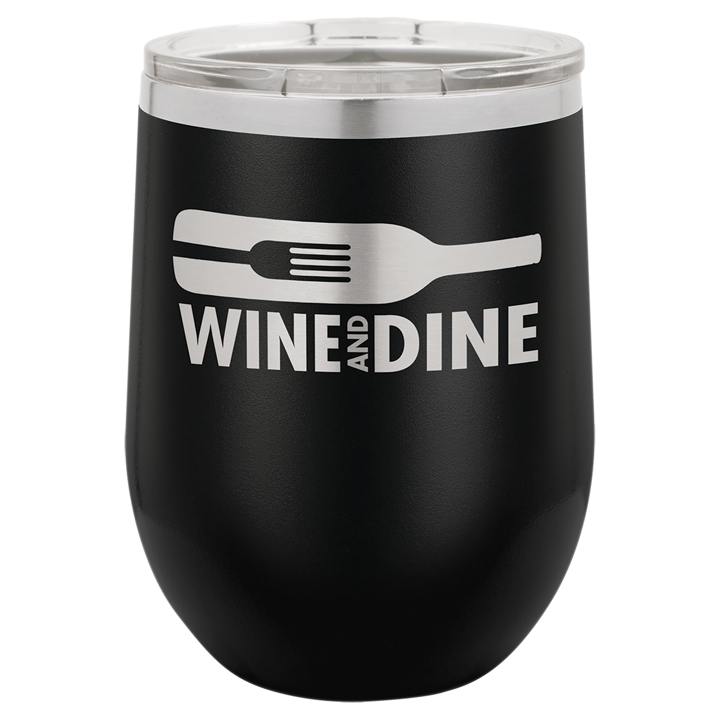 12 oz. Vacuum Insulated Stemless Wine Tumbler with Lid