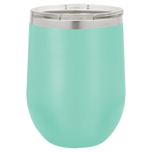 12 oz. Vacuum Insulated Stemless Wine Tumbler with Lid