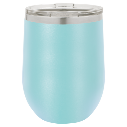 12 oz. Vacuum Insulated Stemless Wine Tumbler with Lid