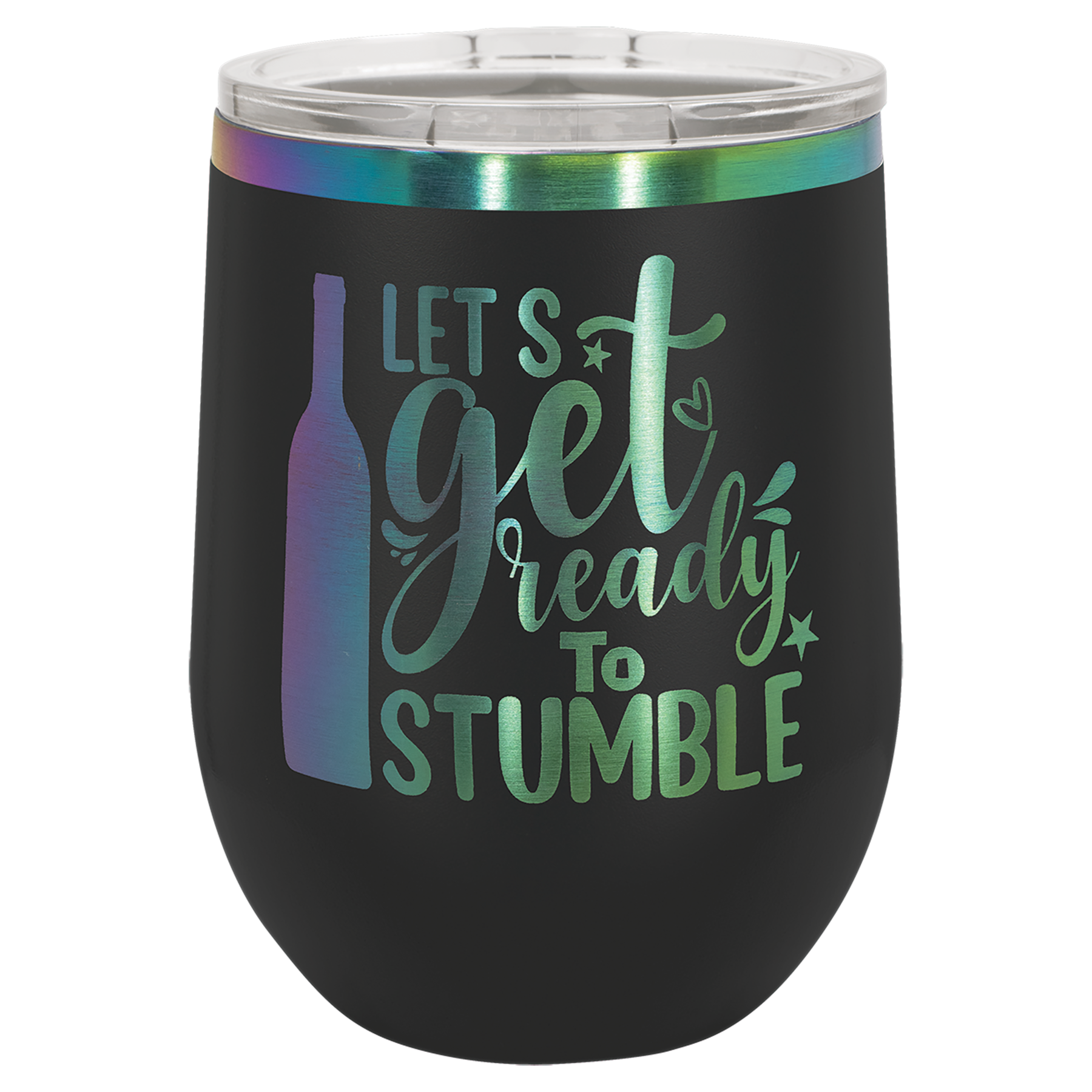 Polar Camel 12 oz. ION-Plated Stemless Wine Tumbler with Lid – Tech  Craftsmen