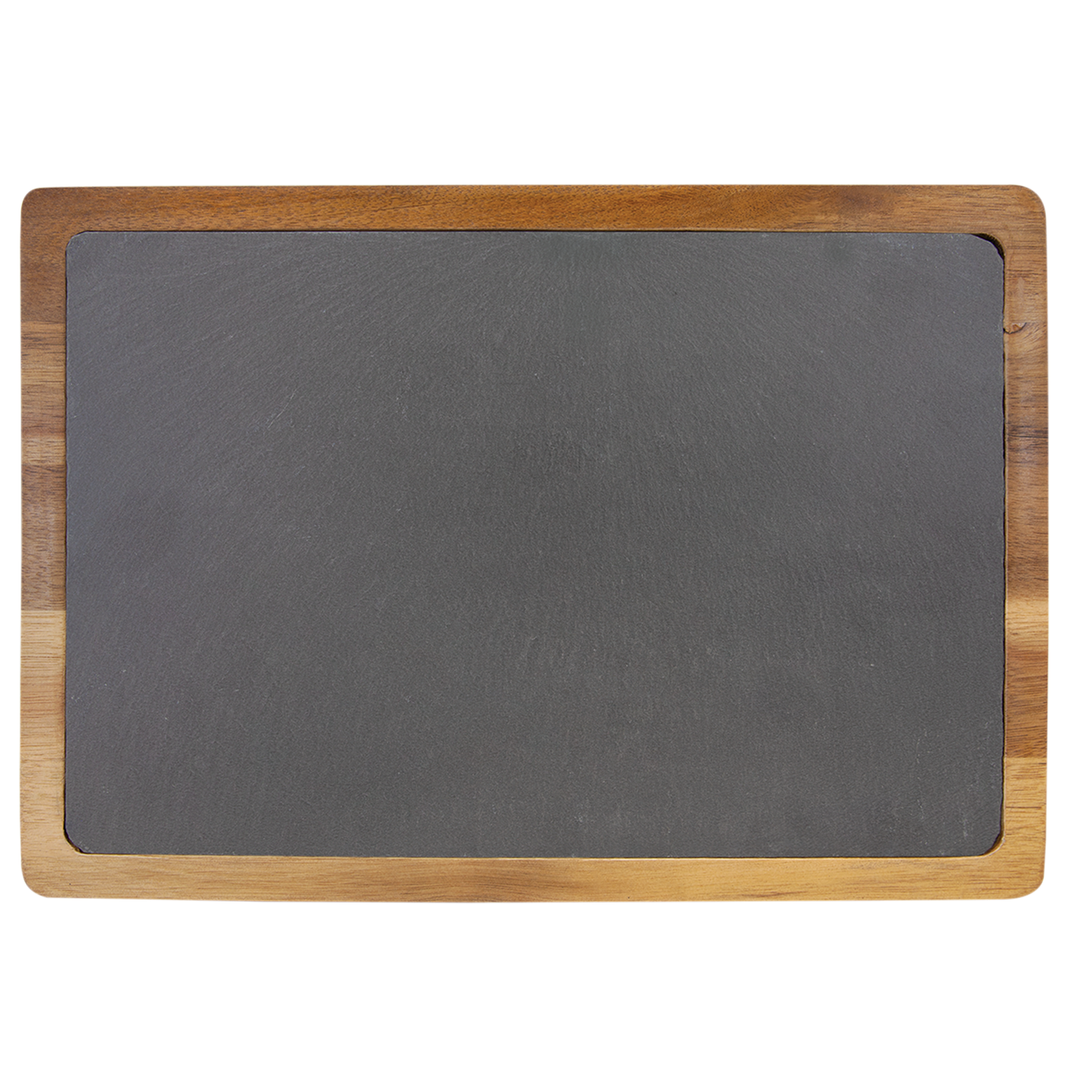 13" x 9" Acacia Wood/Slate Cutting Board